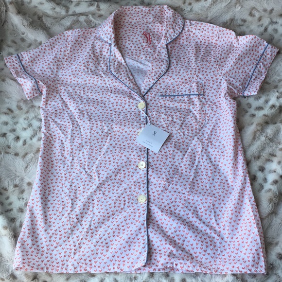 Serena and Lily hearts pajama top - Picture 2 of 4